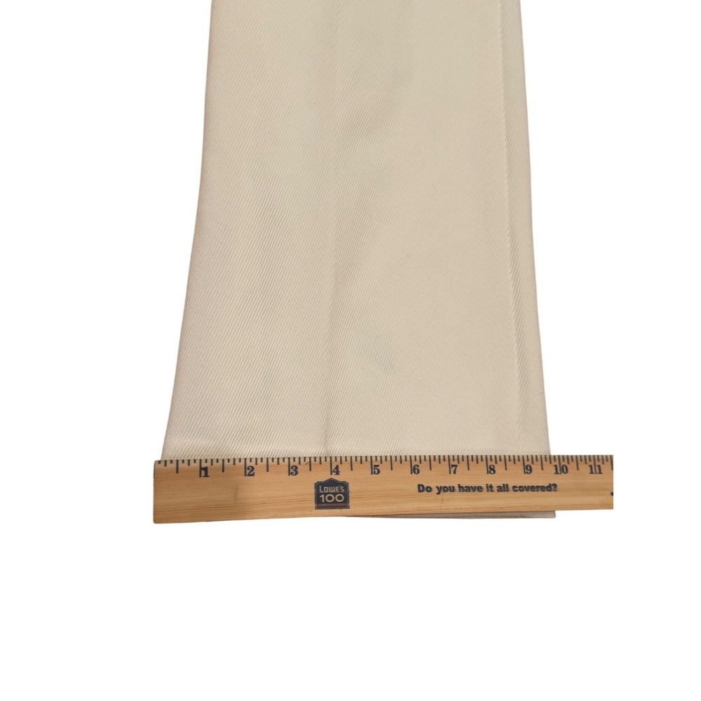 Ann Taylor Womens High Rise Belted Flare Leg Trousers Winter White Size 0 NWT - Picture 5 of 8